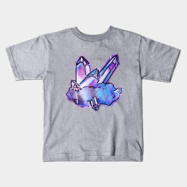 Gems Kids T-Shirt by TheStarvingishArtist